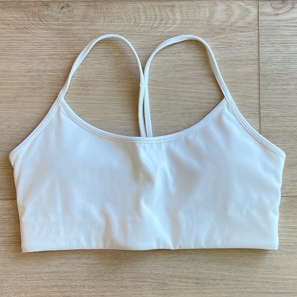 Bandier All Access Chorus White Sports Bra